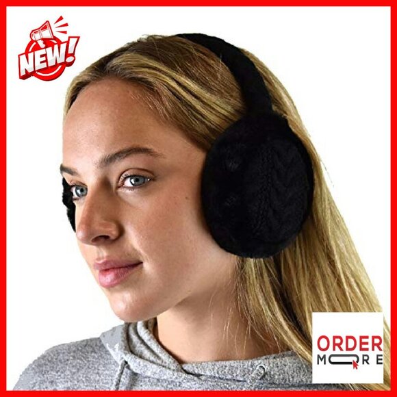 Soft Adjustable Winter Headband Ear Warmer Earmuffs 5-6\